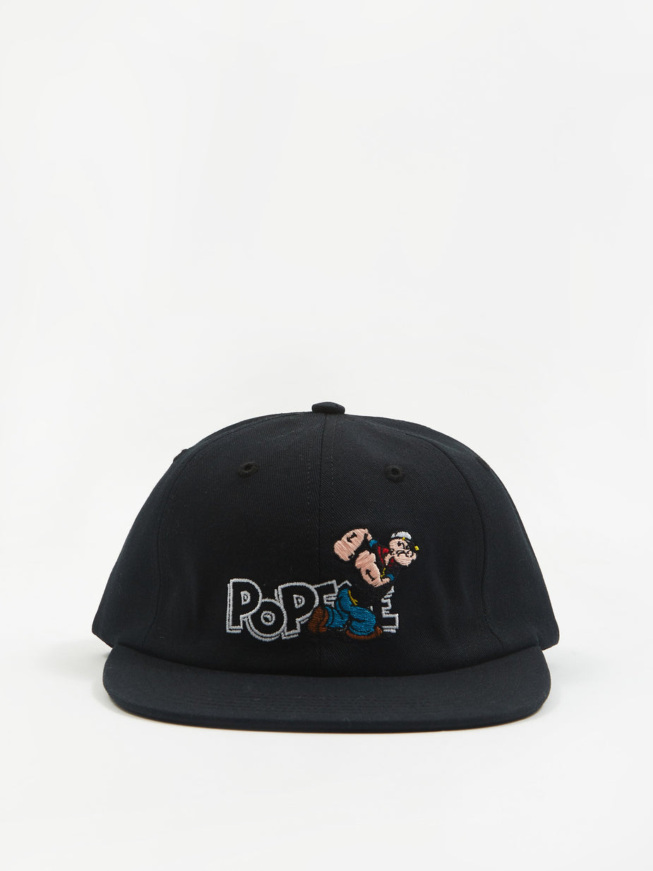 Pop Trading Company Pop Trading Company x Pop/Eye Six Panel Hat - Black - Black