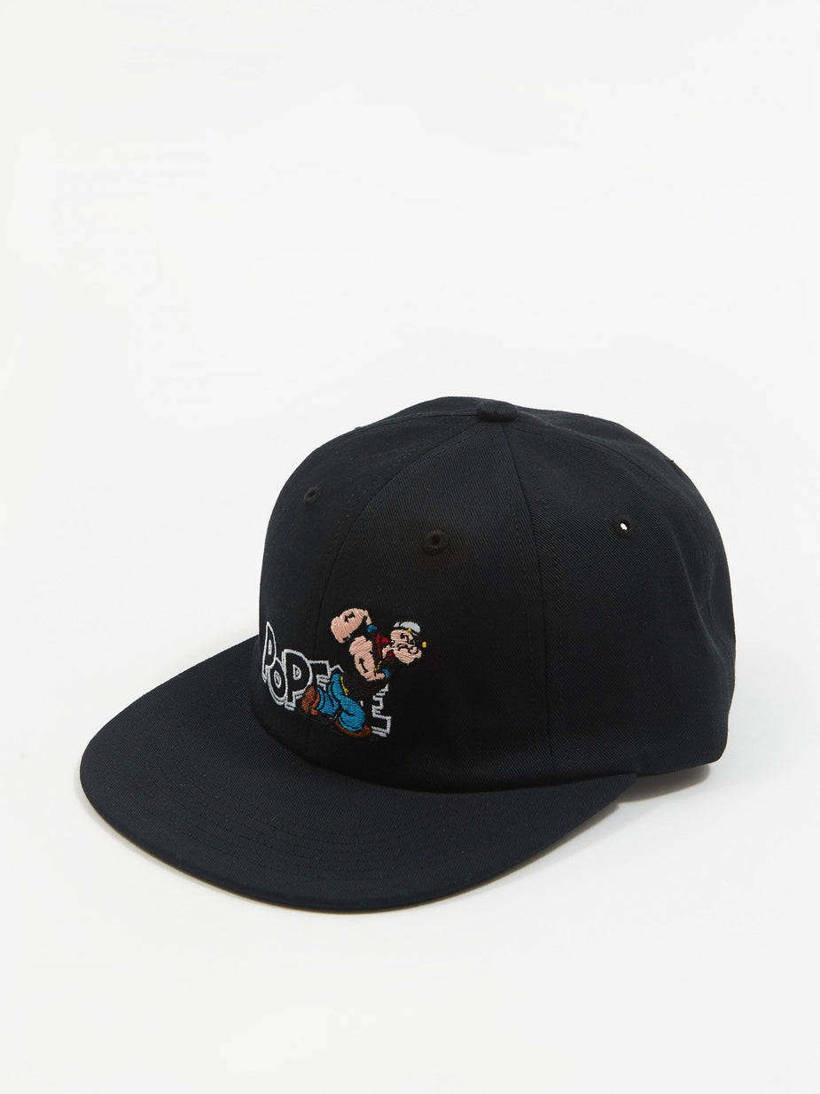Pop Trading Company Pop Trading Company x Pop/Eye Six Panel Hat - Black - Black