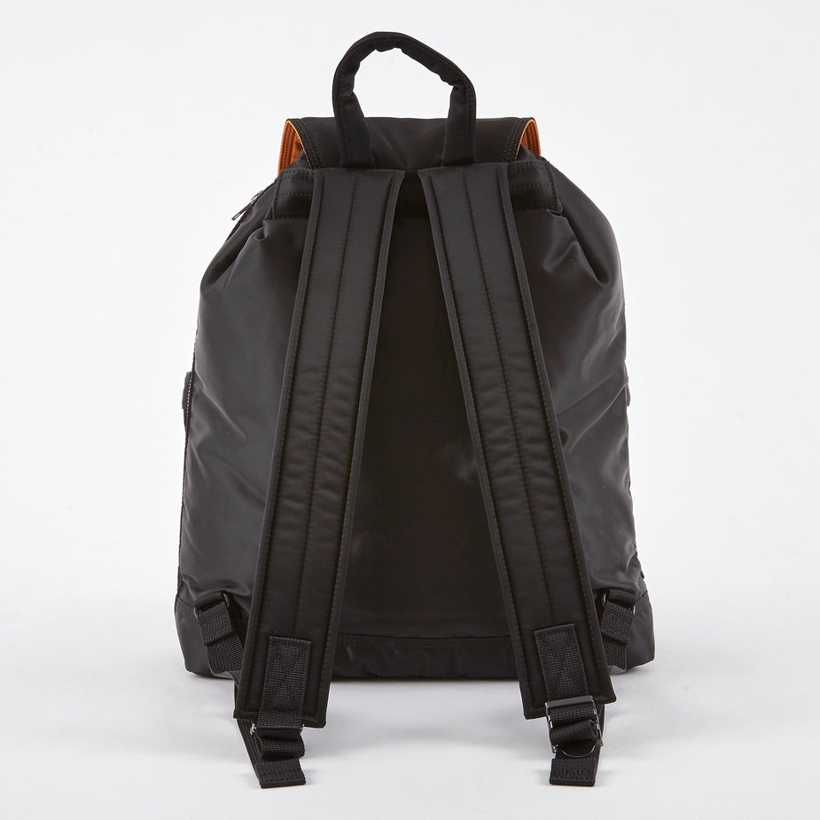 Porter - Yoshida & Co. Porter - Yoshida & Co. Tanker Rucksack w/Pocket - Black - Black