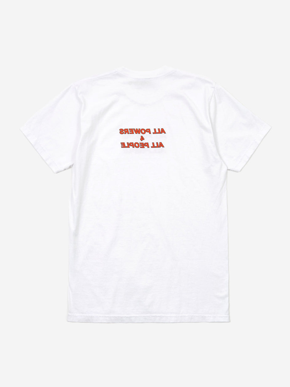 POWERS Powers All Powers For Shortsleeve T-Shirt - White - White