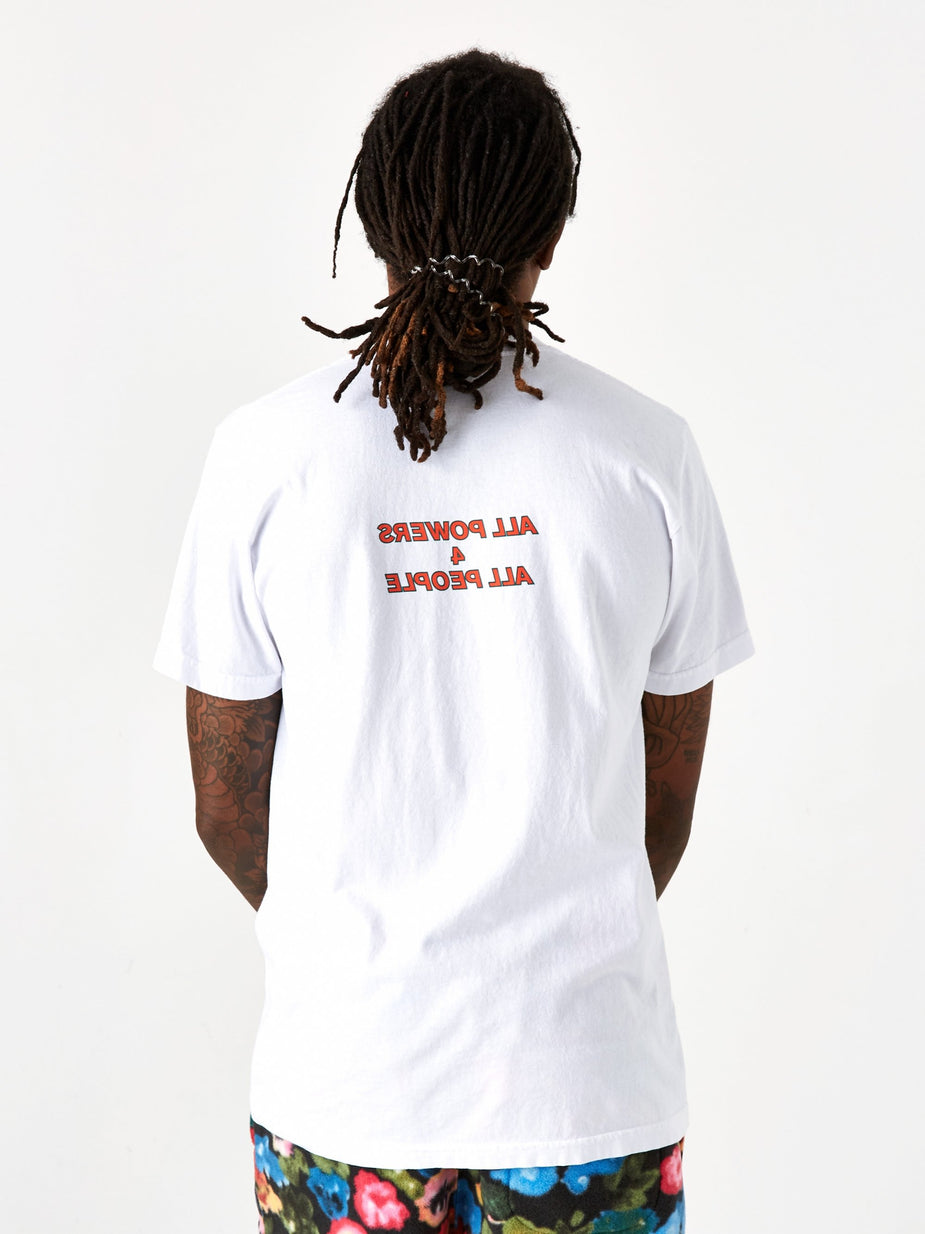 POWERS Powers All Powers For Shortsleeve T-Shirt - White - White