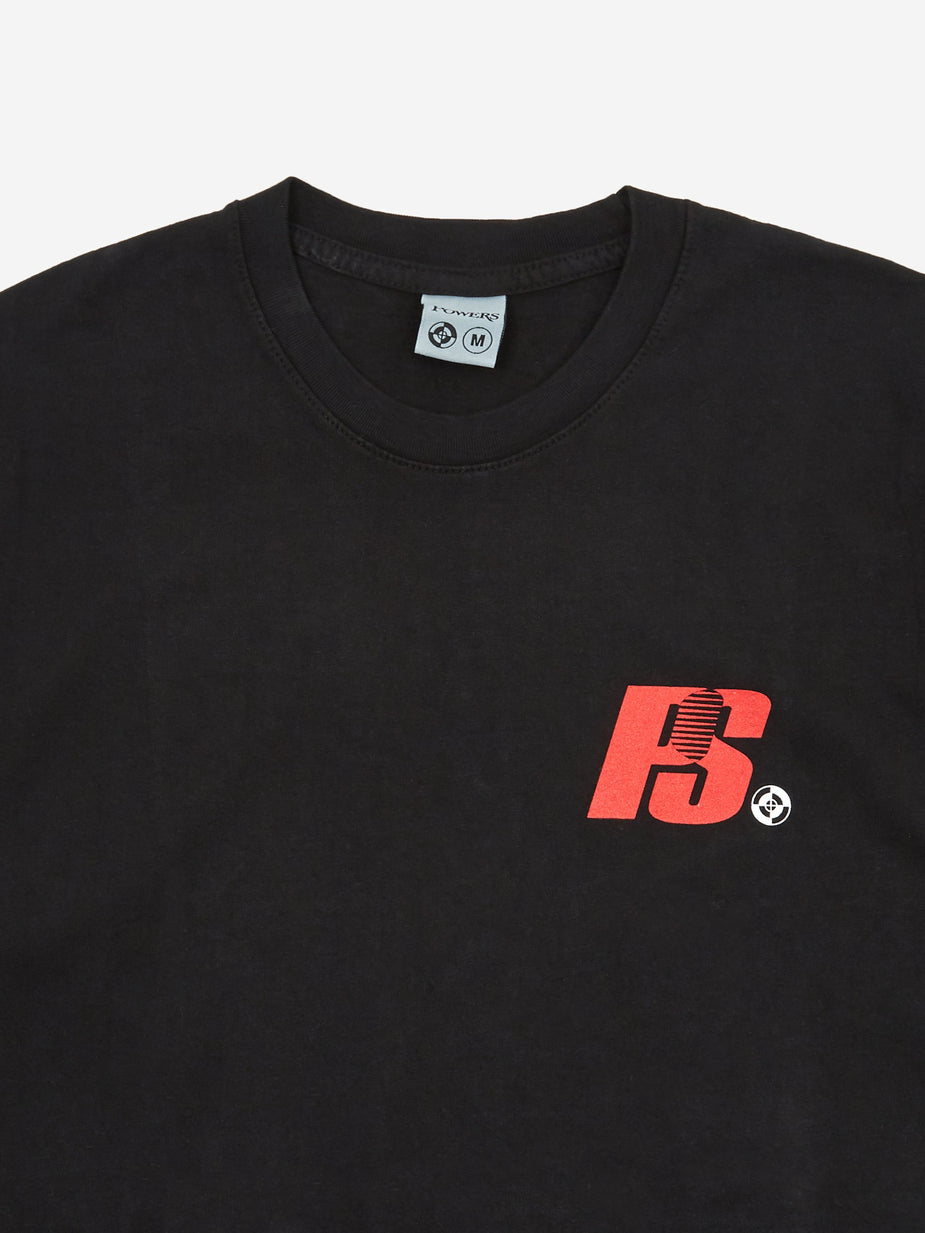 POWERS Powers Kilroy Logo Shortsleeve T-Shirt - Black - Black