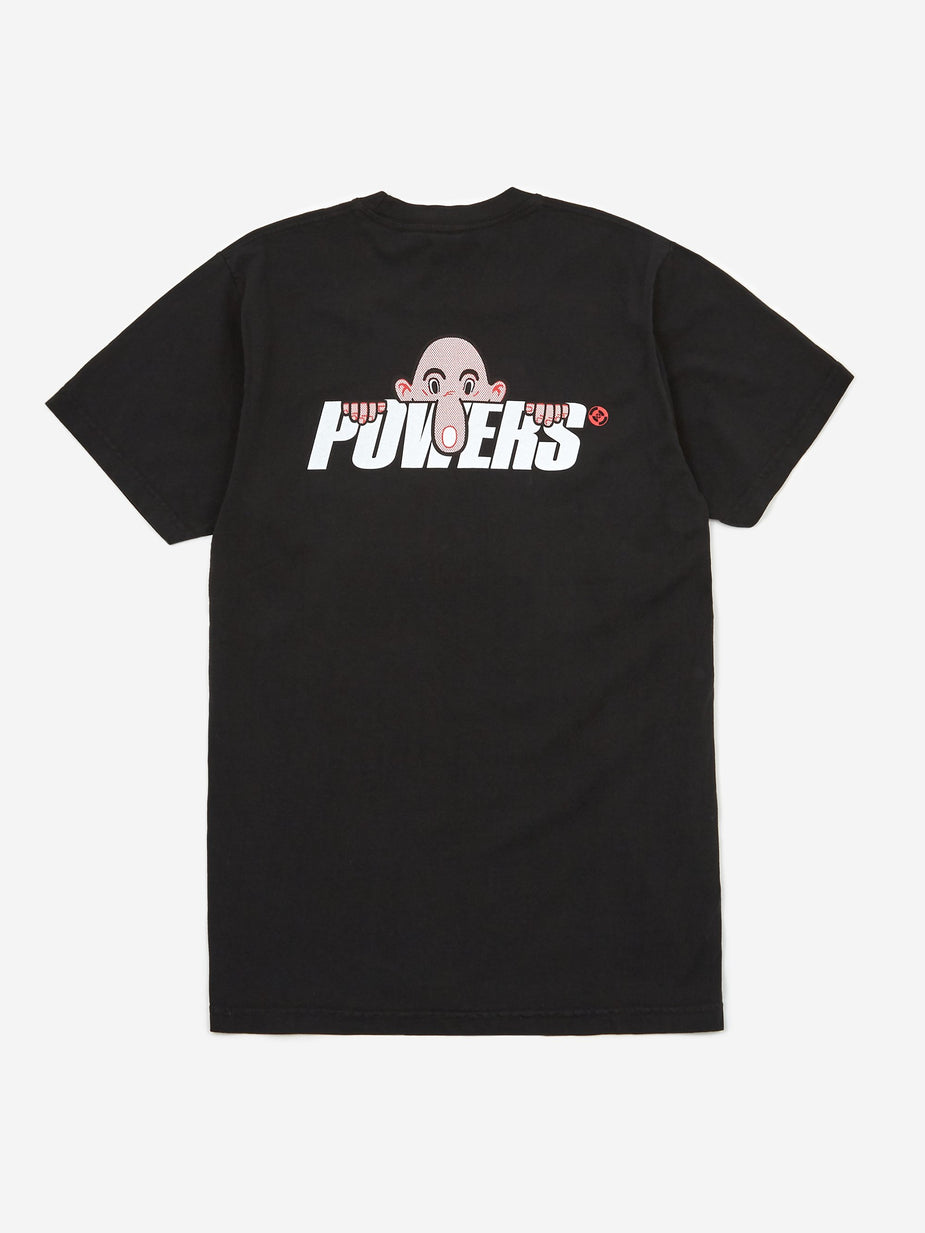 POWERS Powers Kilroy Logo Shortsleeve T-Shirt - Black - Black