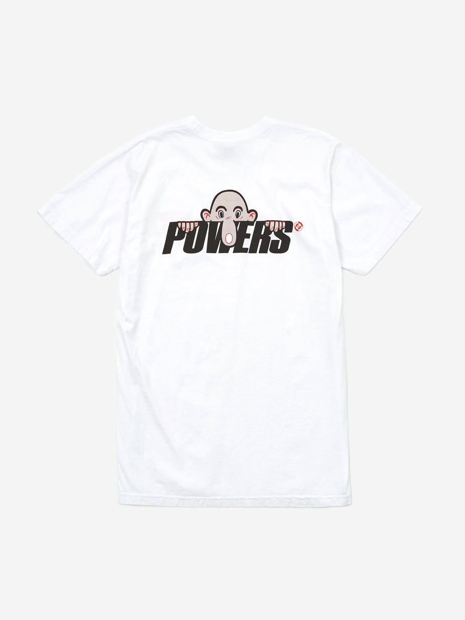 POWERS Powers Kilroy Logo Shortsleeve T-Shirt - White - White