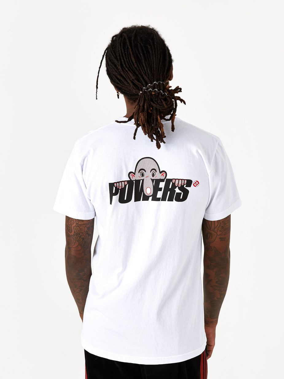 POWERS Powers Kilroy Logo Shortsleeve T-Shirt - White - White