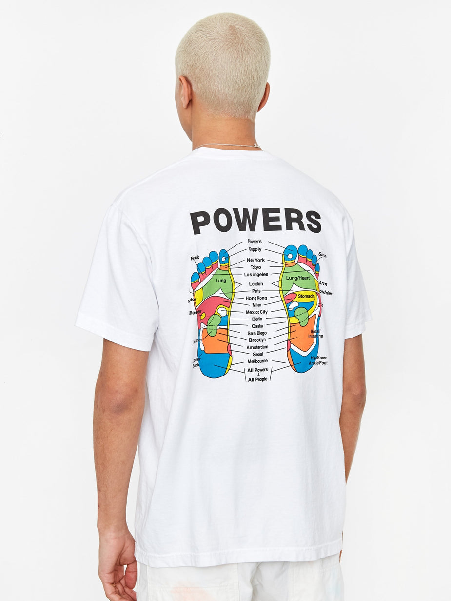 POWERS Powers Reflexology Shortsleeve T-Shirt - White - White