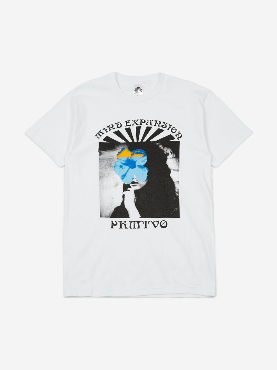 PRMTVO PRMTVO Mind Expansion Shortsleeve T-Shirt - White - White