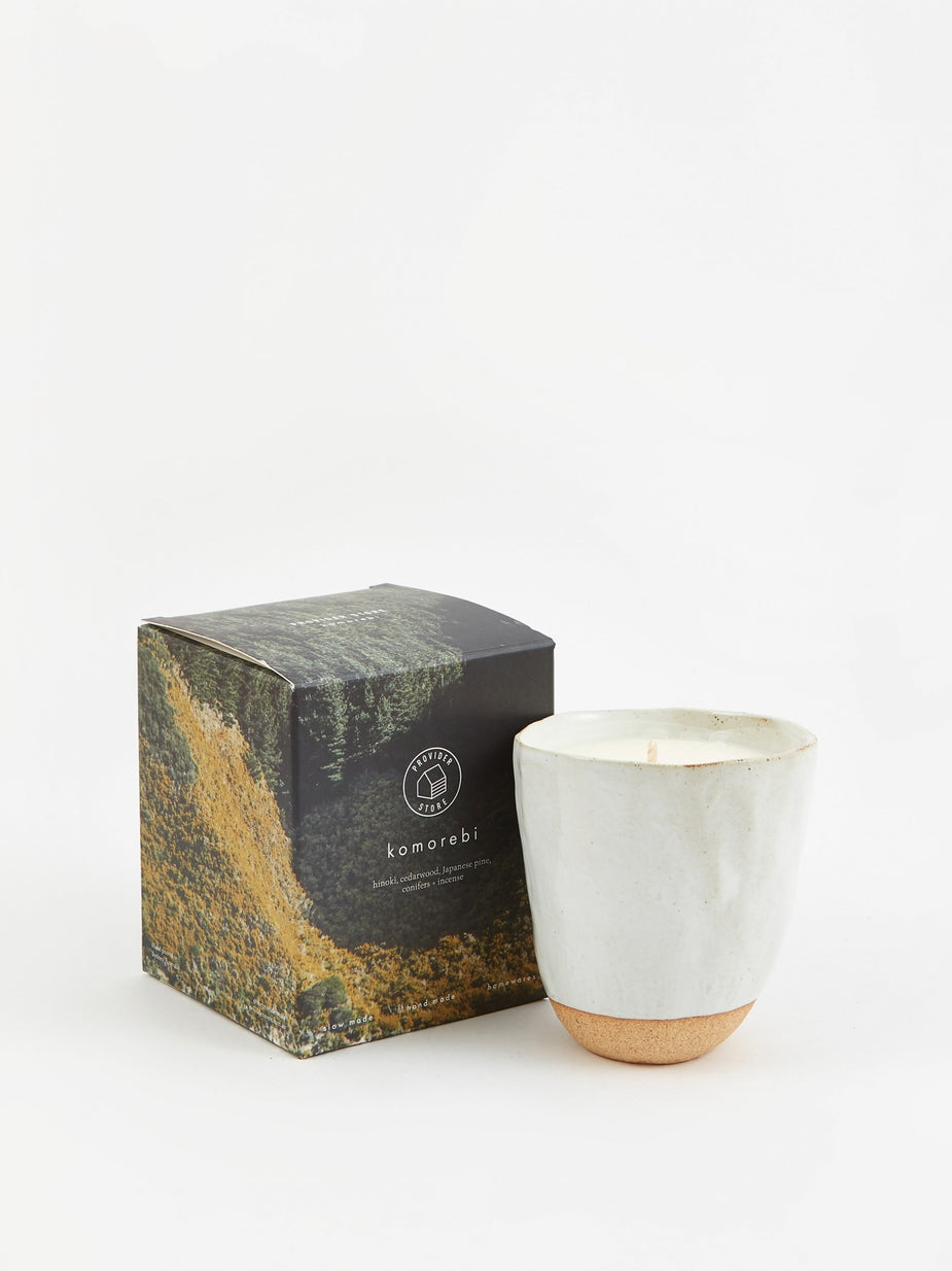 Provider Store Provider Store Japanese Stoneware Candle - Cream Cherry Blossom - Neutrals