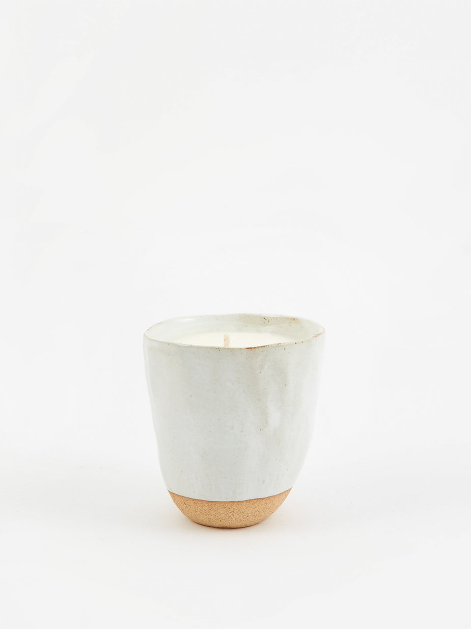 Provider Store Provider Store Japanese Stoneware Candle - Cream Cherry Blossom - Neutrals