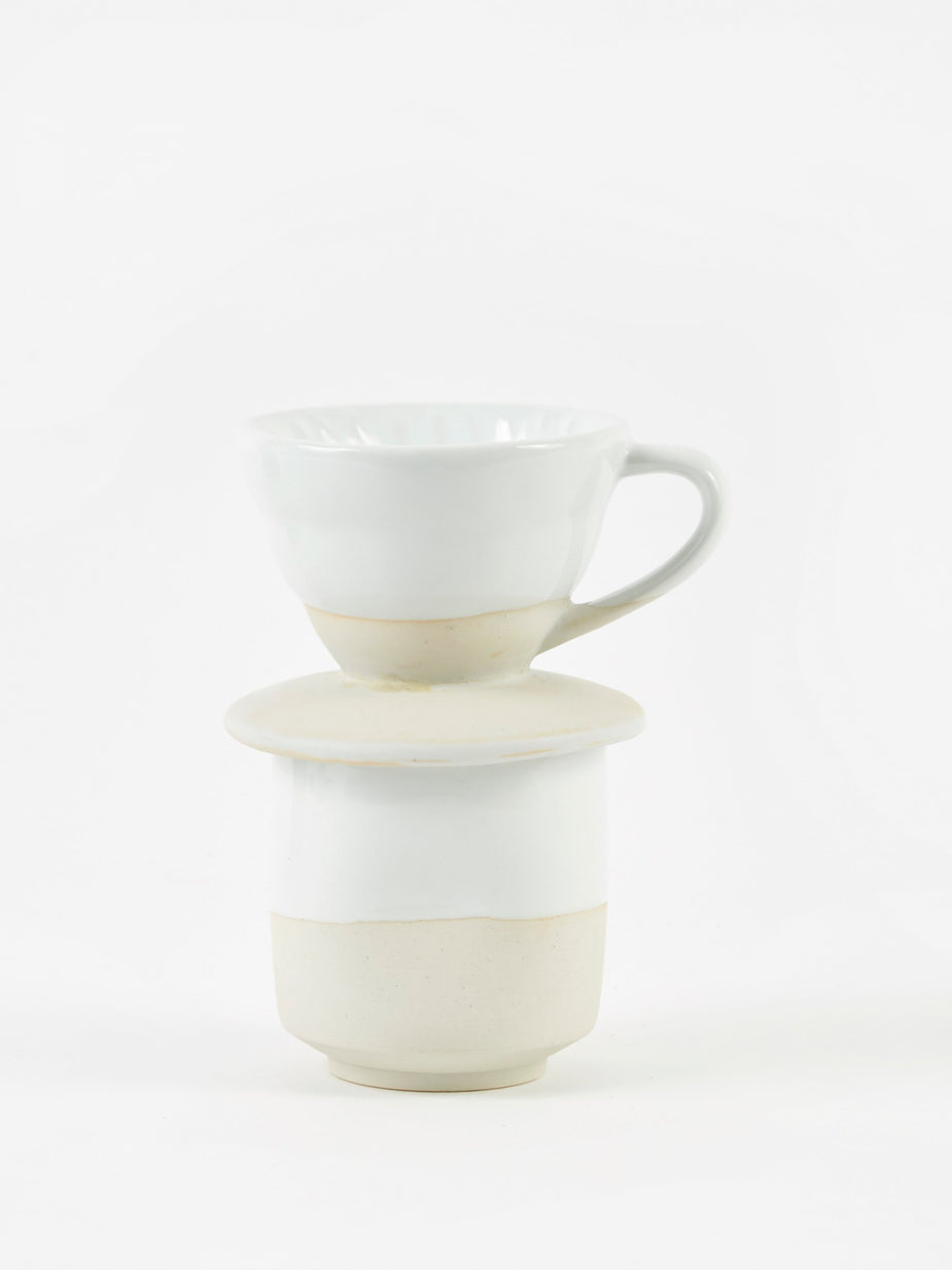Provider Store Provider Store Coffee Pour Over + Pinch Cup - White - White