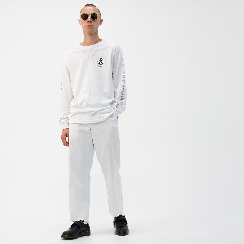 Goods By Goodhood Goodhood x Public Image Ltd Tracklist L/S T-Shirt - White - White
