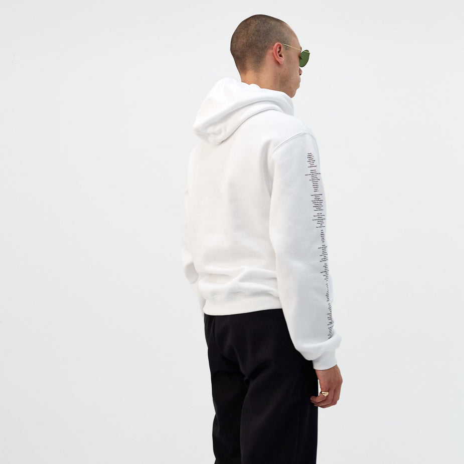 Goods By Goodhood Goodhood x Public Image Ltd Tracklist Hoodie - White - White