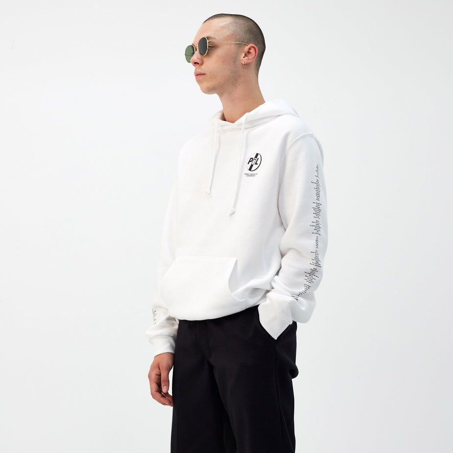 Goods By Goodhood Goodhood x Public Image Ltd Tracklist Hoodie - White - White