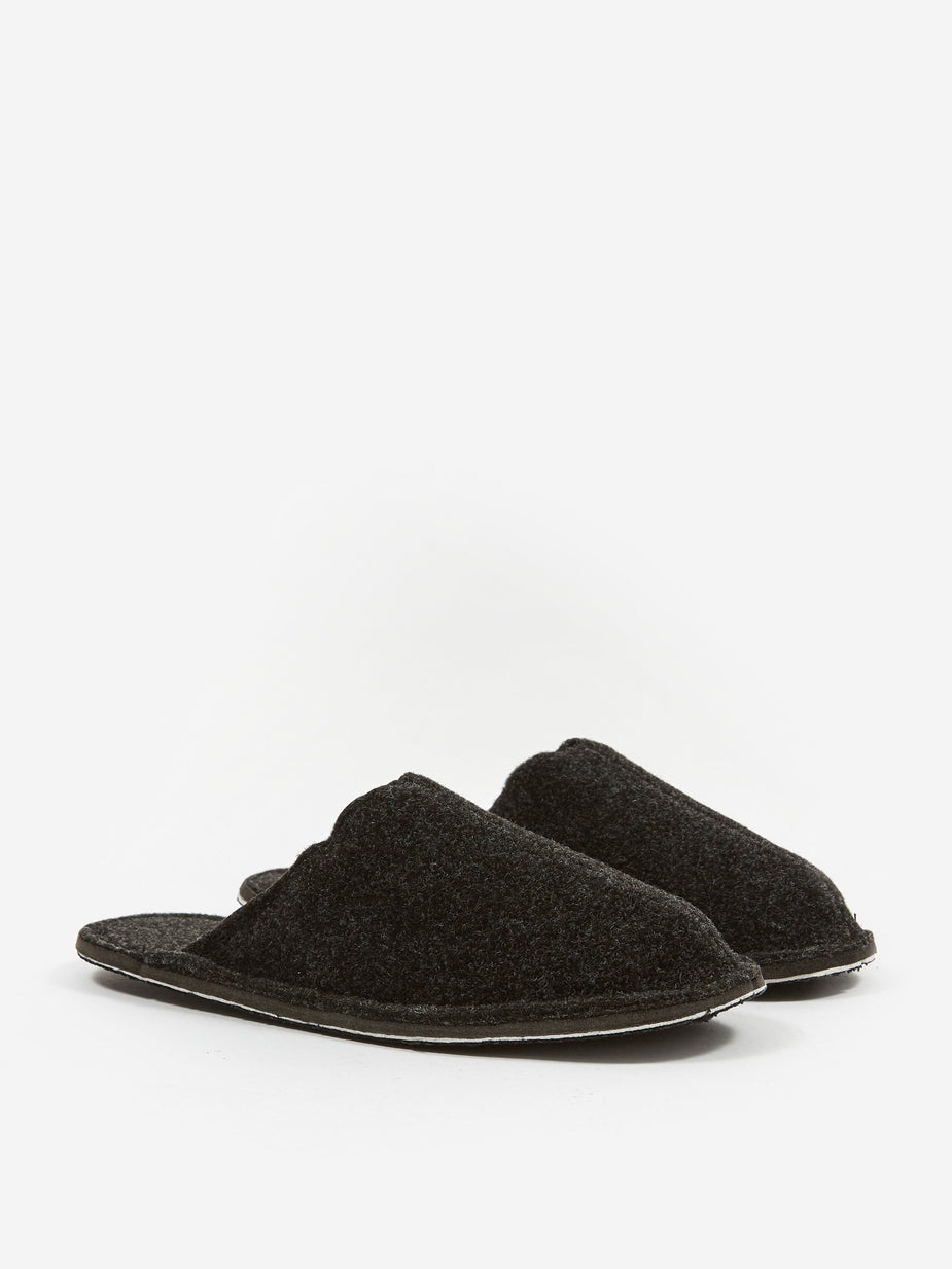 Puebco Puebco Dark Grey Wool Slipper - Small (UK3-6) - Other