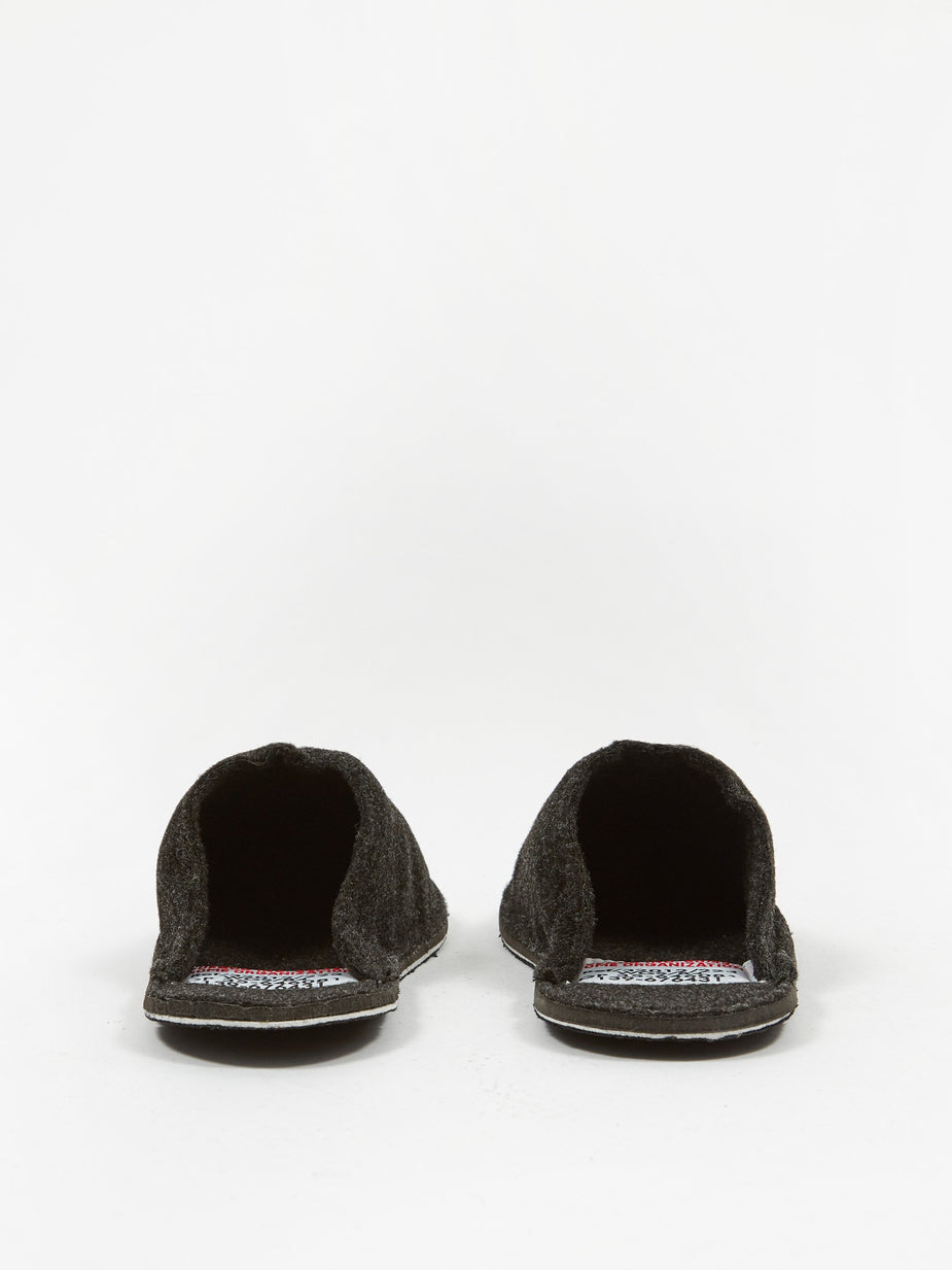 Puebco Puebco Dark Grey Wool Slipper - Small (UK3-6) - Other