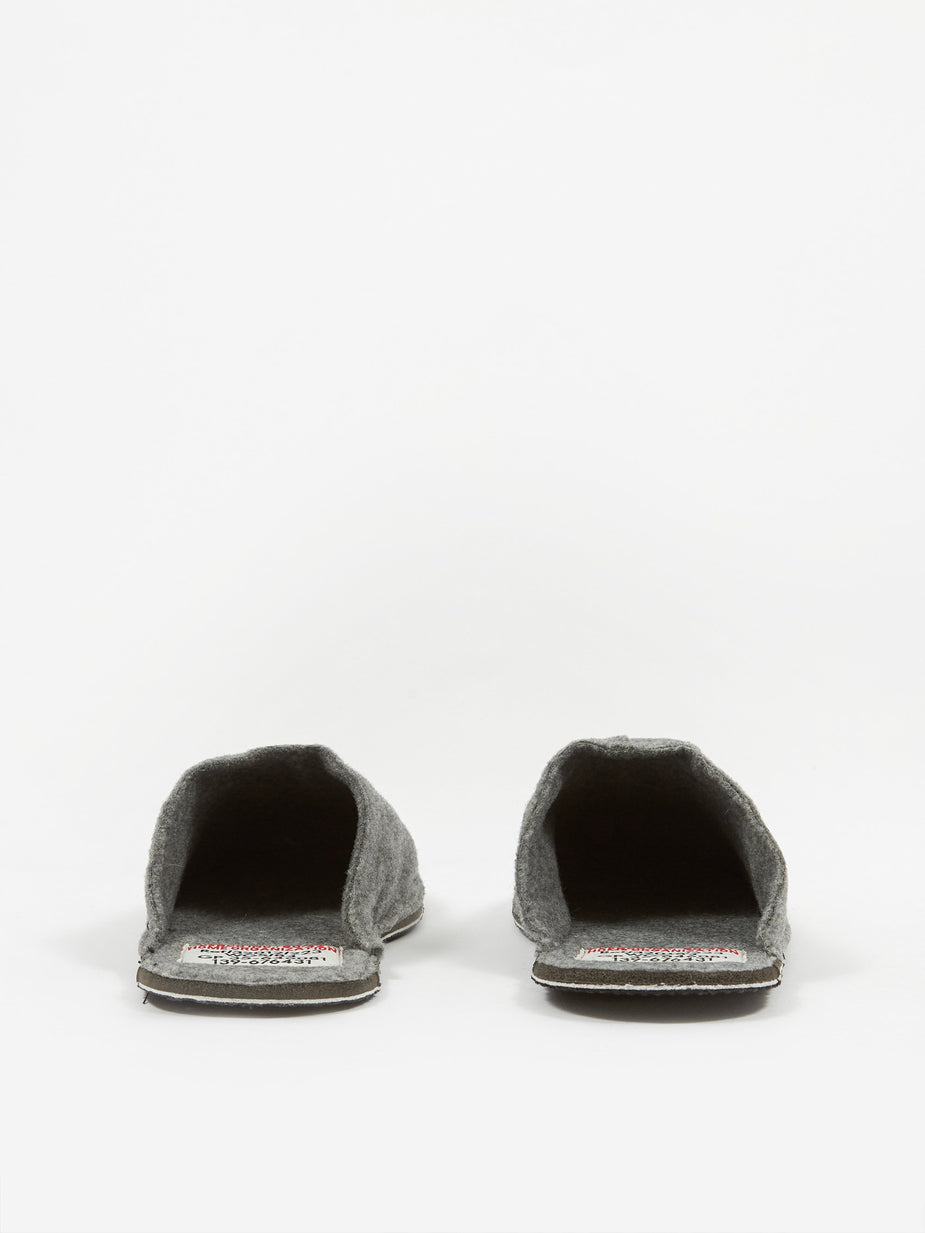 Puebco Puebco Light Grey Wool Slipper - Small (UK3-6) - Grey