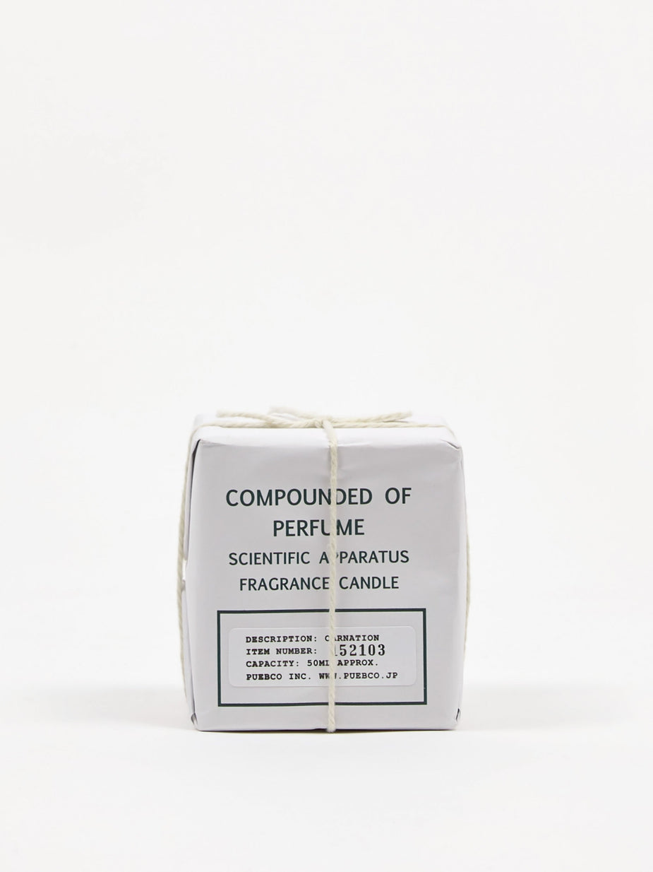 Puebco Puebco Scientific Candle 50ml - Carnation - White