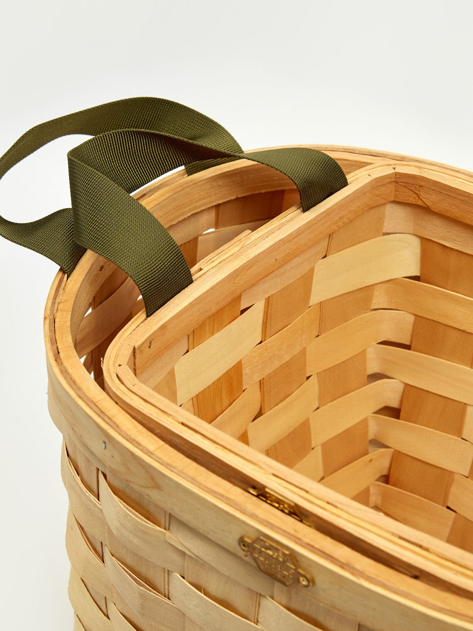 Puebco Puebco Woven wooden Basket Set - Natural - Neutrals