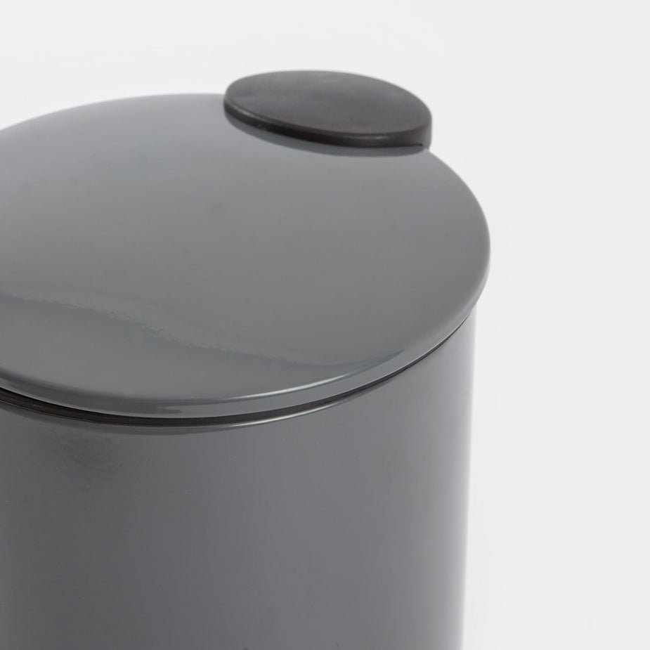 Puebco Puebco Steel Trashcan - Grey - Grey