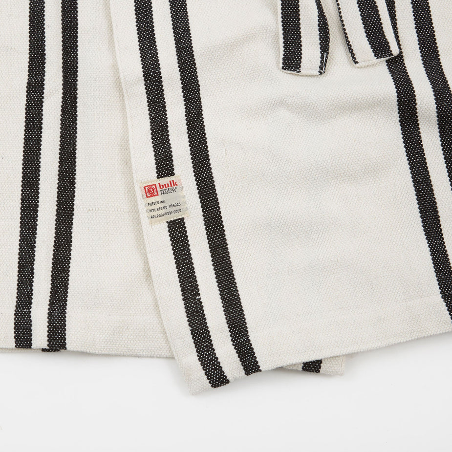 Puebco Puebco Bath Robe - Narrow Stripe - White