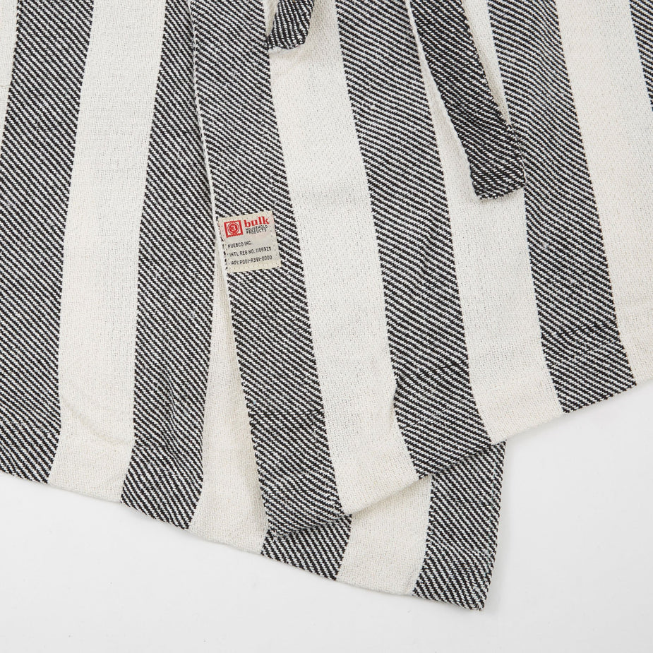 Puebco Puebco Bath Robe - Wide Stripe - White