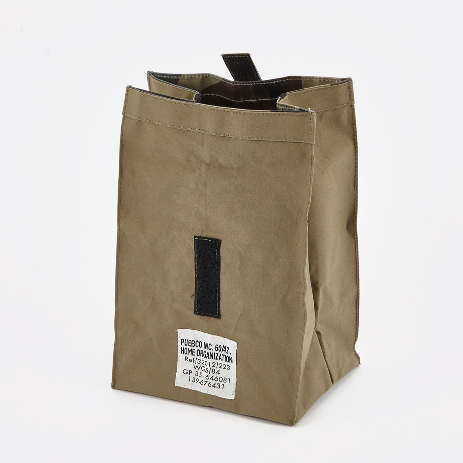 Puebco Puebco Laminated Fabric Lunch Box Bag - Olive - Other