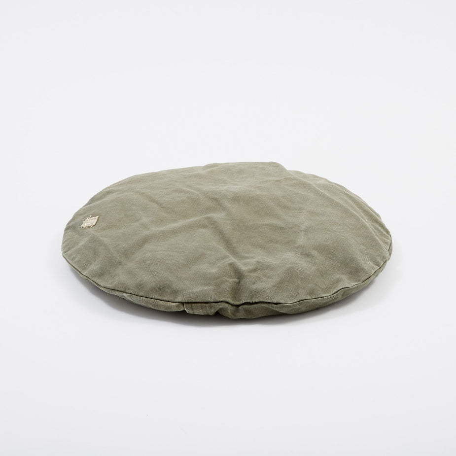 Puebco Puebco Vintage Tent Fabric Pet Bed - Small - Neutrals