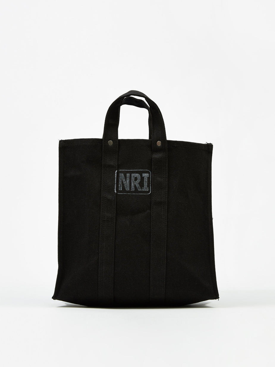 Puebco Puebco Labour Black Canvas Tote Bag - Small - Other
