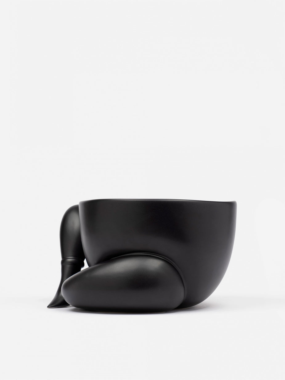 Parra Parra A High Heeled Two Legged Planter - Black - Black