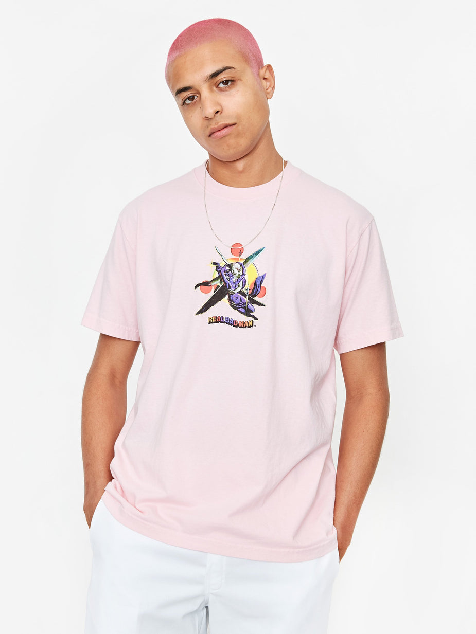 Real Bad Man Real Bad Man Angels In Love Shortsleeve T-Shirt - Pink - Pink