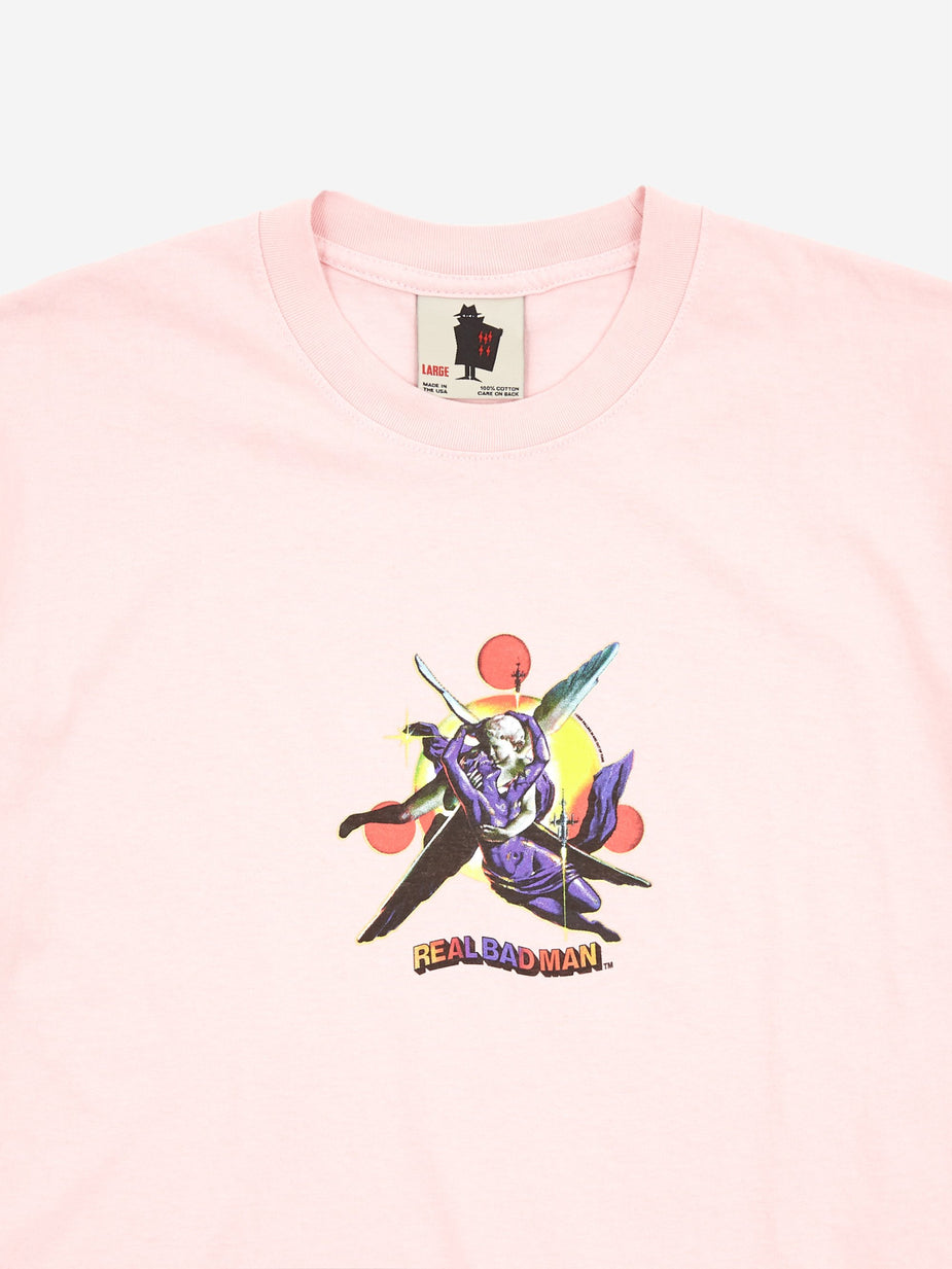 Real Bad Man Real Bad Man Angels In Love Shortsleeve T-Shirt - Pink - Pink