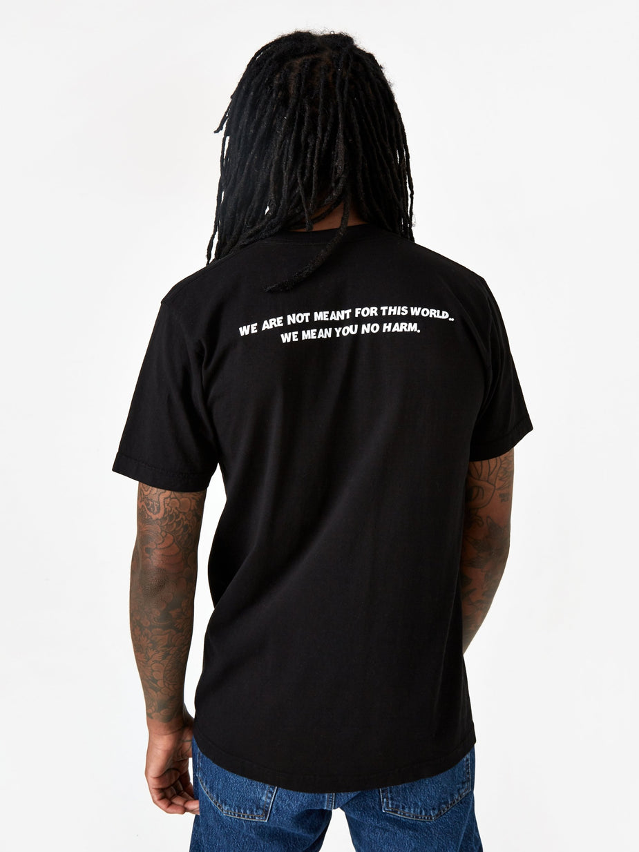 Real Bad Man Real Bad Man Atomic Television Shortsleeve T-Shirt - Black - Black