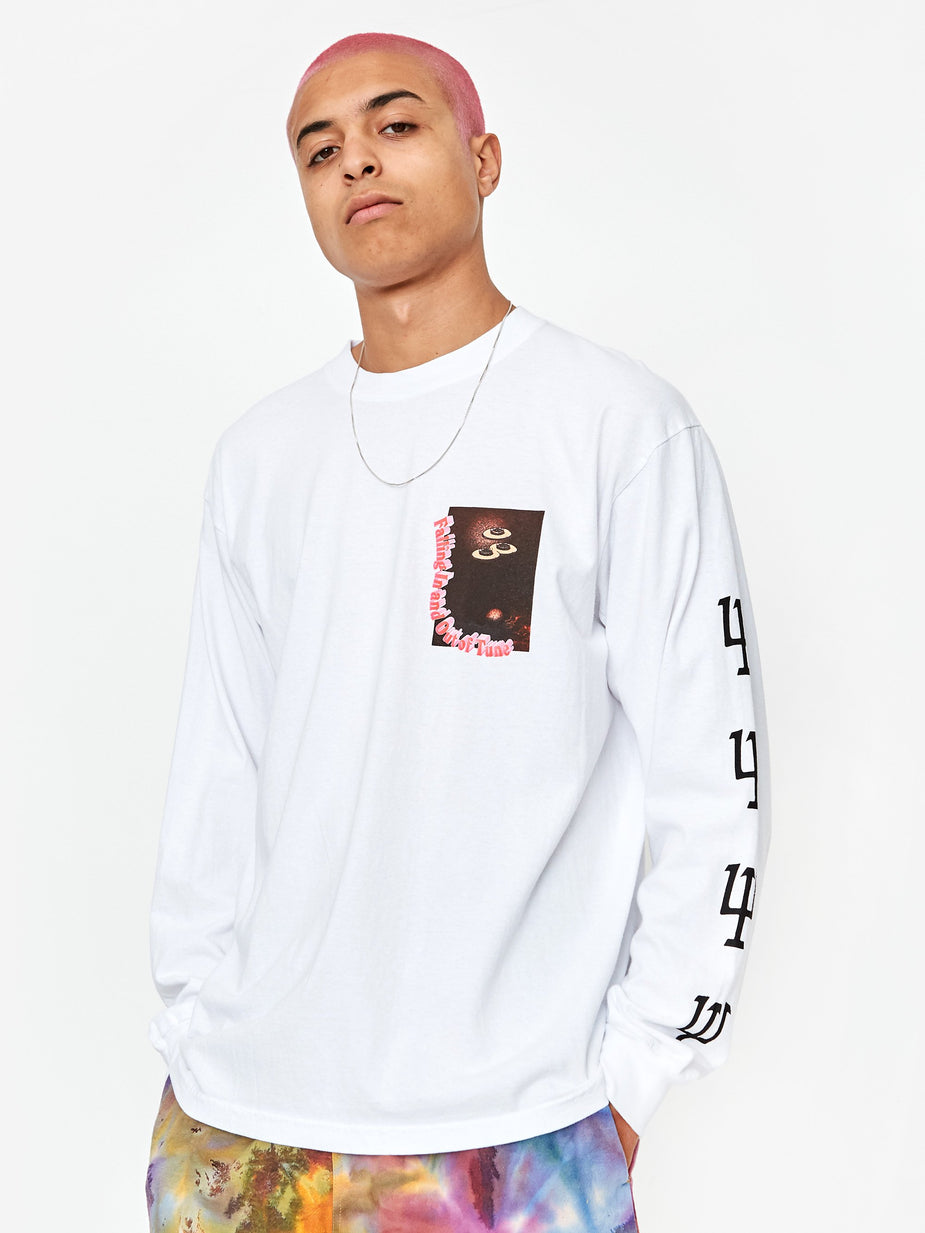 Real Bad Man Real Bad Man Conflict Longsleeve T-Shirt - White - White