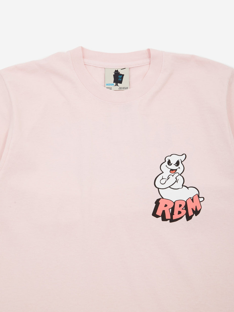 Real Bad Man Real Bad Man F U Ghost Shortsleeve T-Shirt - Pink - Pink
