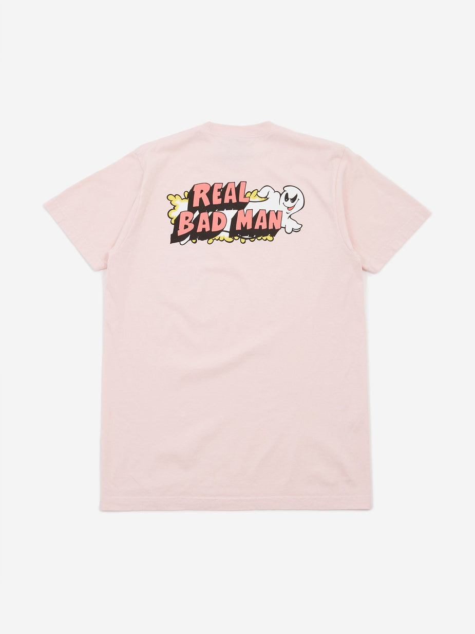 Real Bad Man Real Bad Man F U Ghost Shortsleeve T-Shirt - Pink - Pink
