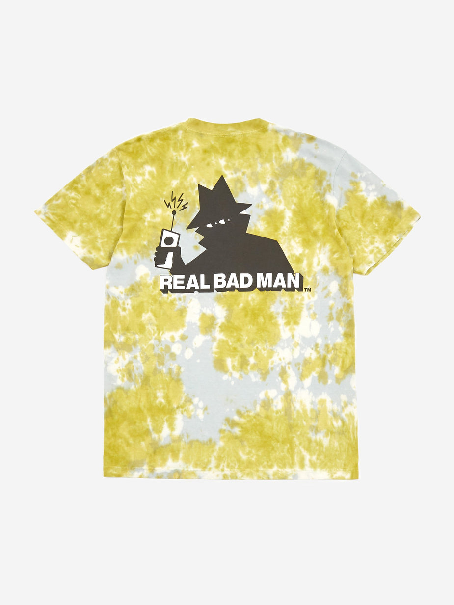Real Bad Man Real Bad Man Logo Volume 5 Shortsleeve T-Shirt - Green Tie Dye - Green