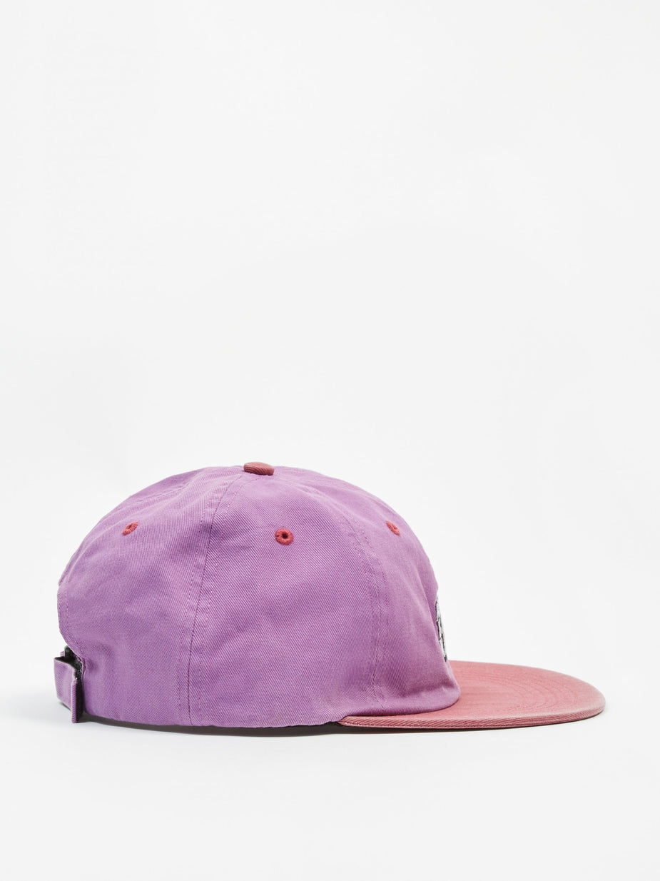 Real Bad Man Real Bad Man Washed Out 6 Panel Cap - Purpink - Pink