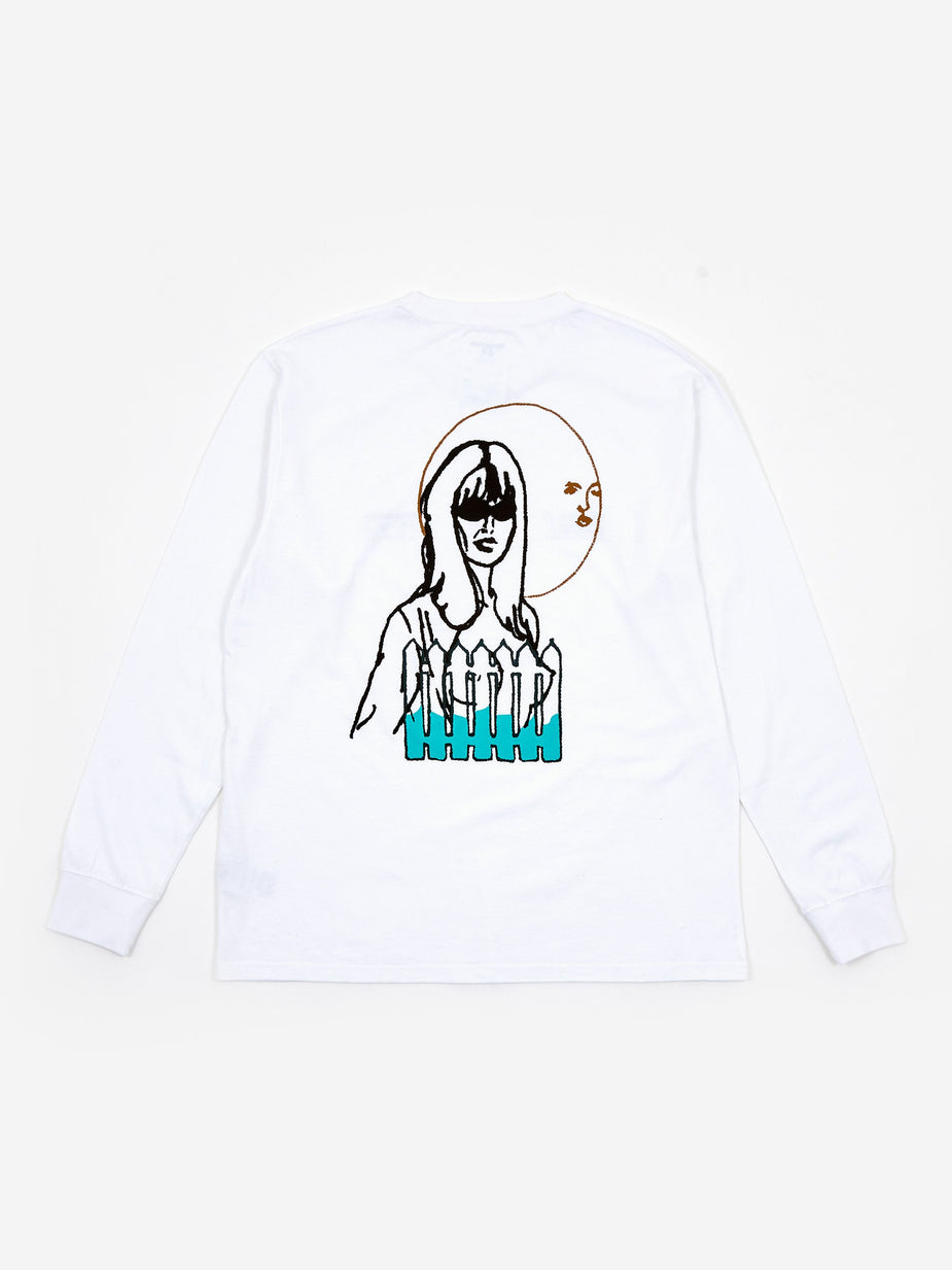 Reception Reception Babs Longsleeve T-Shirt - White - White