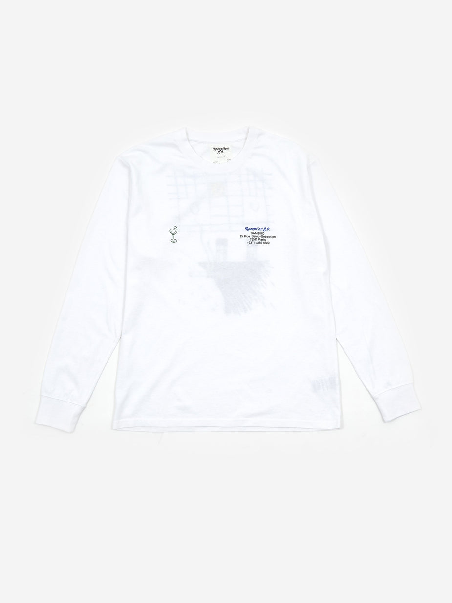 Reception Reception Bambino Longsleeve T-Shirt - White - White