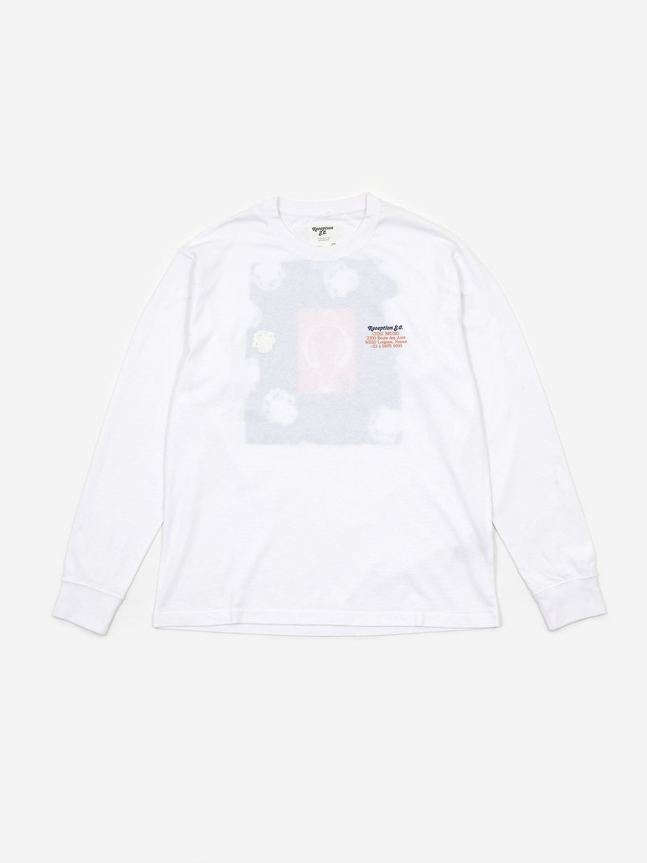 Reception Reception Bruno Longsleeve T-Shirt - White - White