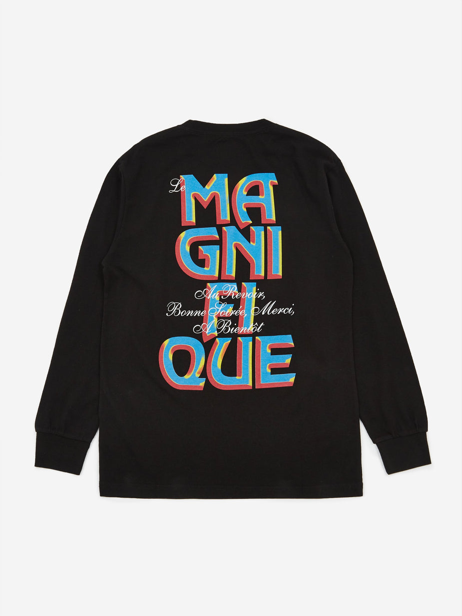 Reception Reception Le Magnifique Longsleeve T-Shirt - Black - Black