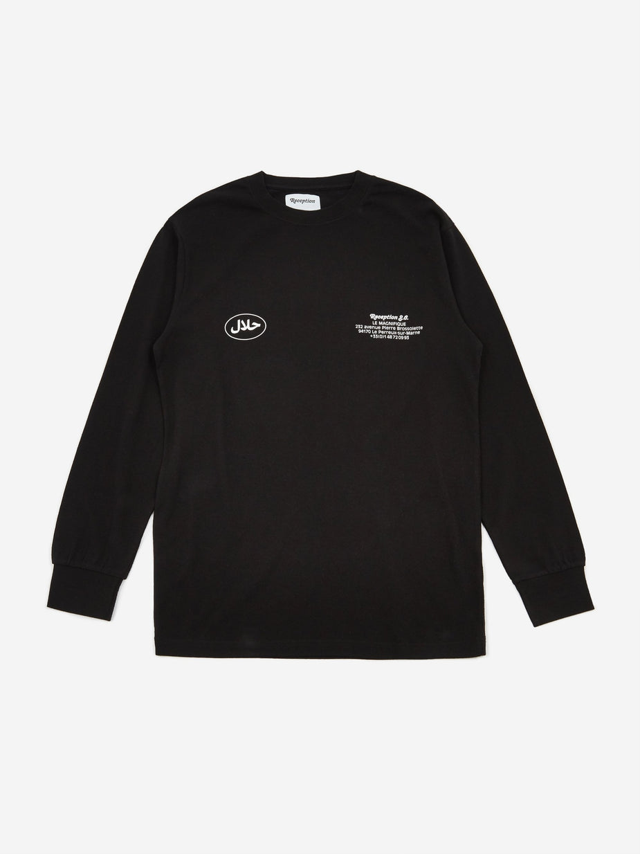 Reception Reception Le Magnifique Longsleeve T-Shirt - Black - Black