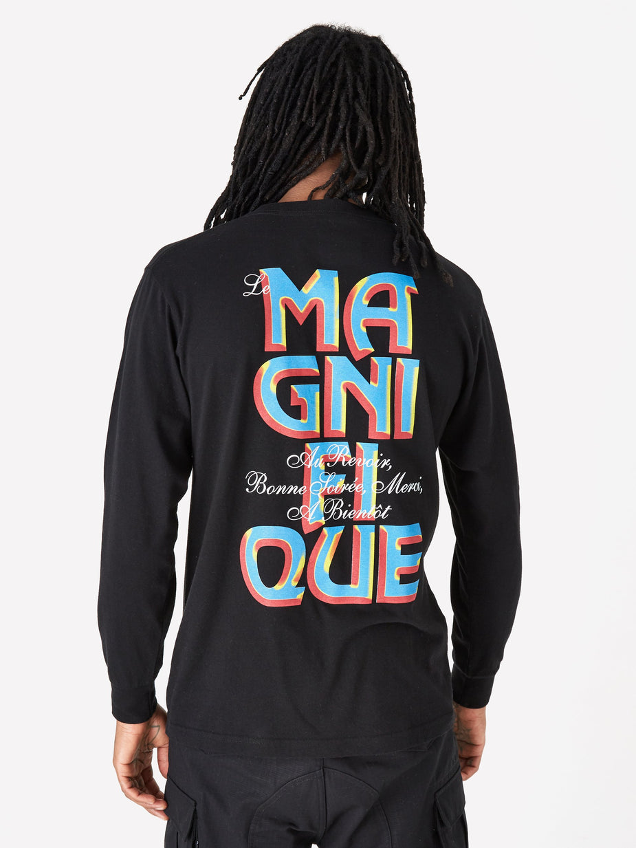 Reception Reception Le Magnifique Longsleeve T-Shirt - Black - Black