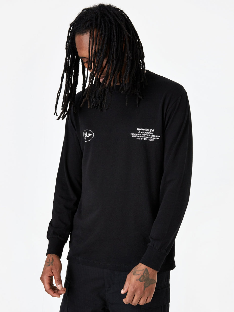 Reception Reception Le Magnifique Longsleeve T-Shirt - Black - Black