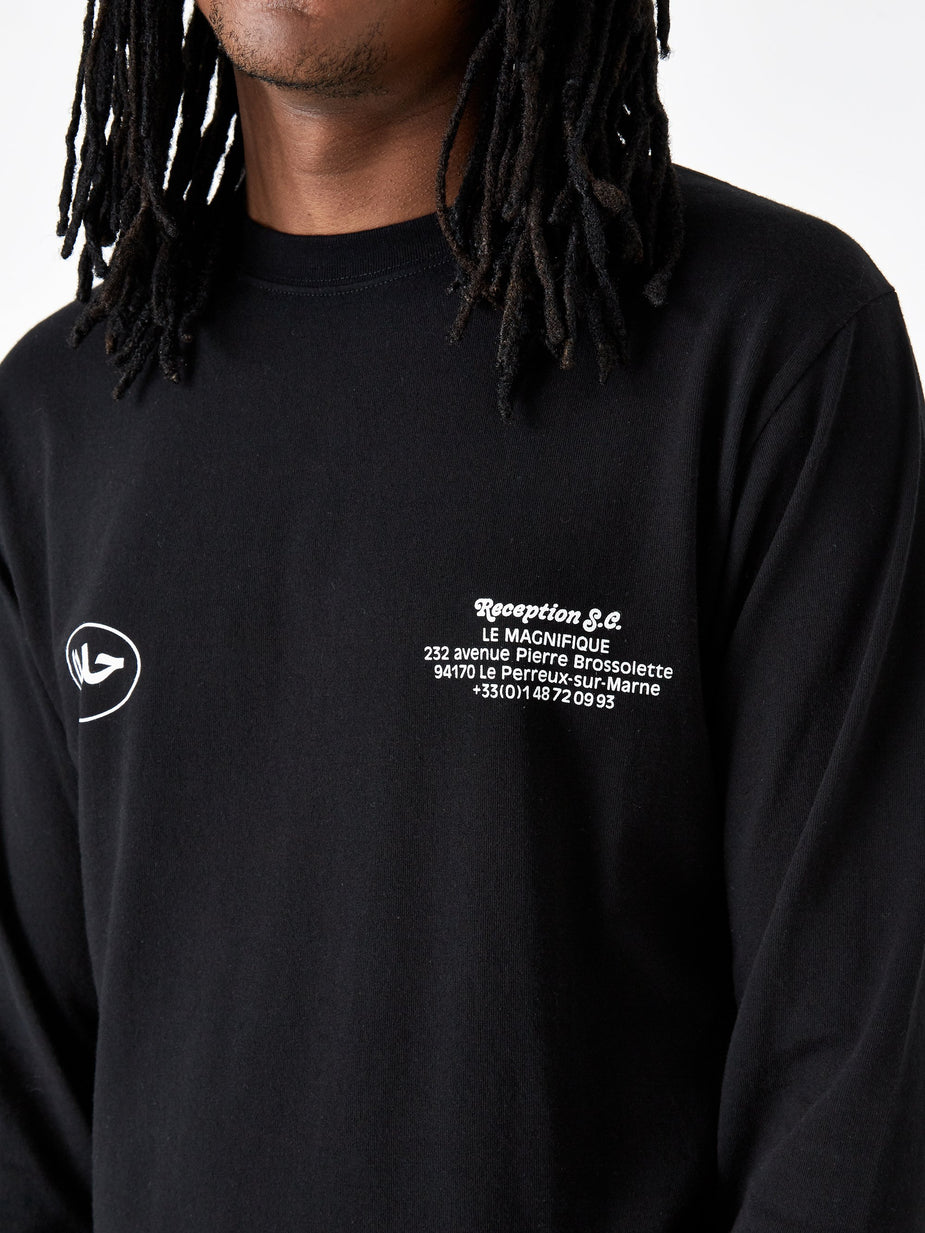Reception Reception Le Magnifique Longsleeve T-Shirt - Black - Black