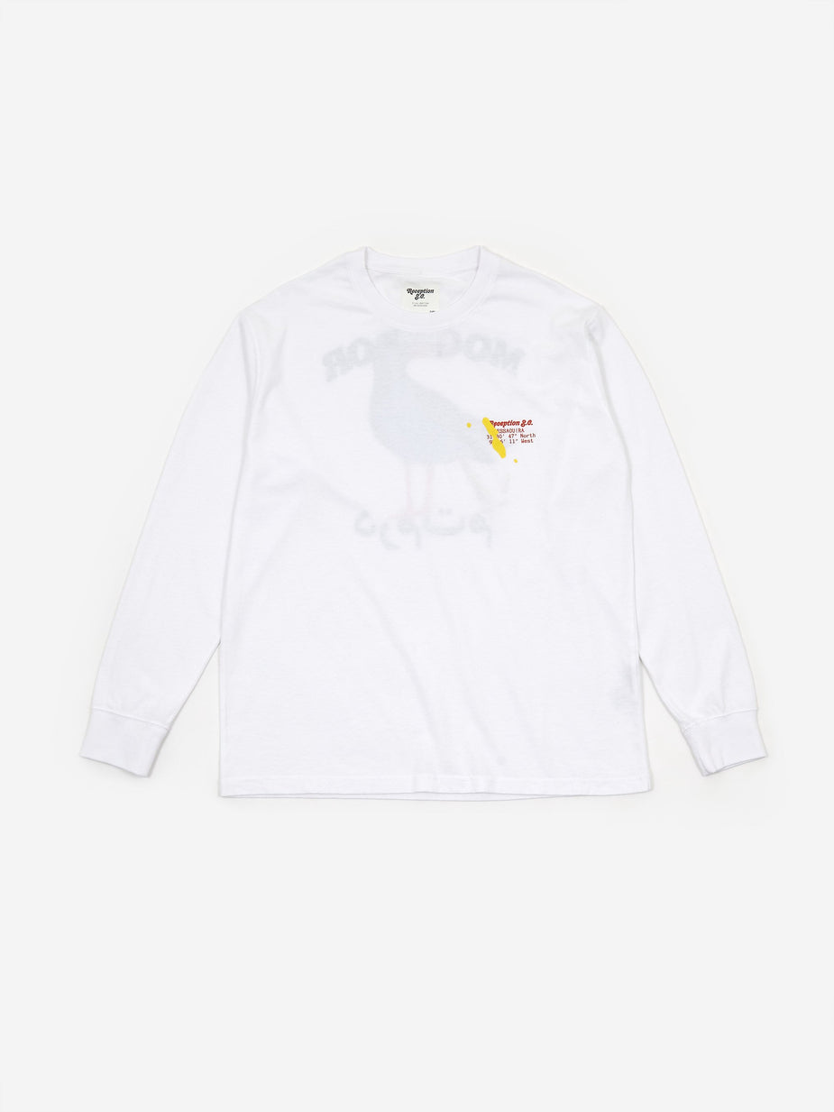 Reception Reception Mogador Longsleeve T-Shirt - White - White