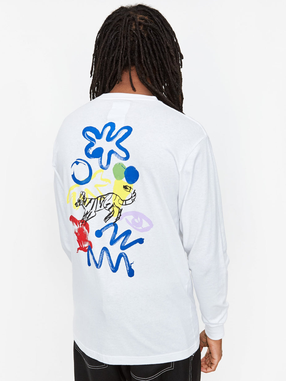 Reception Reception Muderacks Longsleeve T-Shirt - White - White