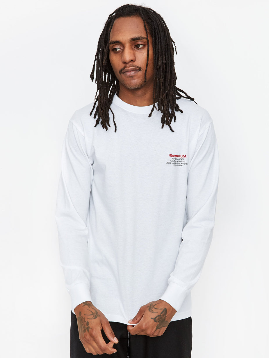 Reception Reception Wapalapam Longsleeve T-Shirt - White - White