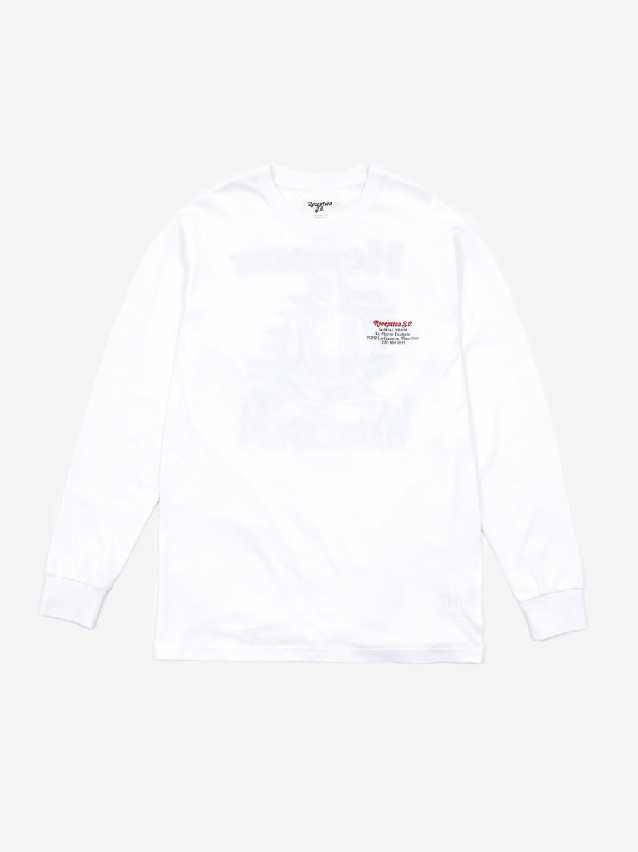 Reception Reception Wapalapam Longsleeve T-Shirt - White - White
