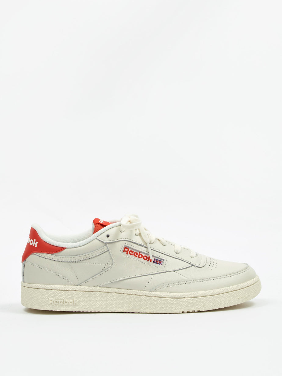 Reebok Reebok Club C 85 MU - Chalk/Radiant Red/Humble Blue - Red